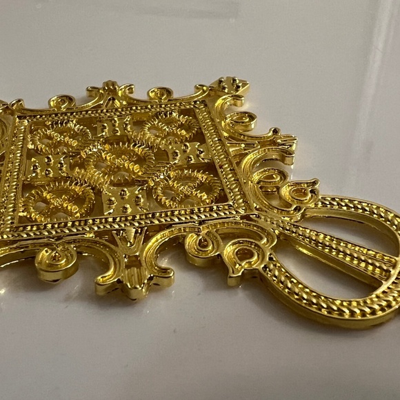 Ethiopian Cross Pendant Golden Christian African Orthodox Catholic M/F Jewelry - Picture 7 of 11